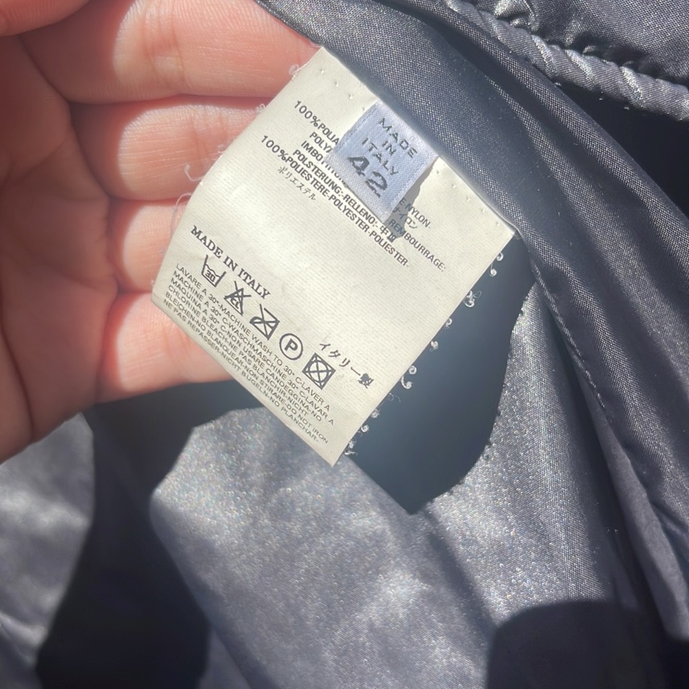 MM6 MAISON MARGIELA PUFFER LONGLINE COAT SIZE 42 - Picture 8 of 8